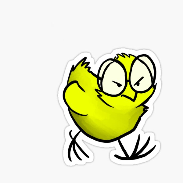 Angry Chicken Sticker