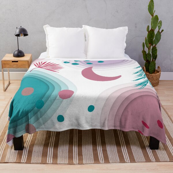 Item preview, Abstract colourful boho gradient blob pattern designed and sold by KamTamDesigns11.