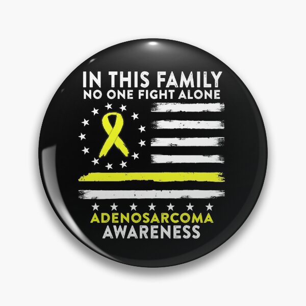 Item preview, In This Family No One Fights Adenosarcoma Alone American Betsy Ross Flag designed and sold by deputylove.