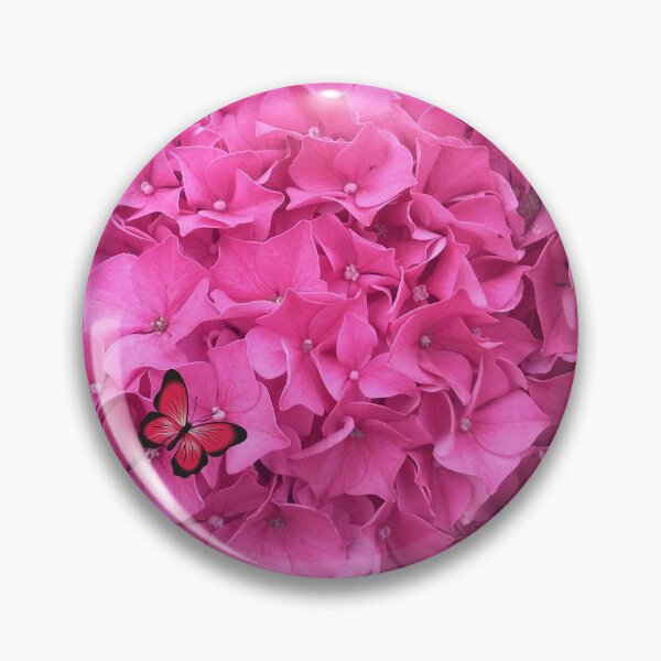 Item preview, Deep Pink Flower with a Pink Butterfly designed and sold by Taharat  Tazrin.