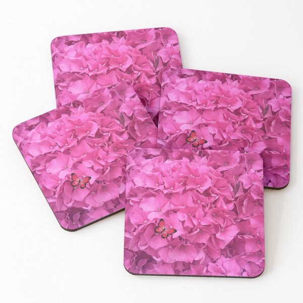 Item preview, Deep Pink Flower with a Pink Butterfly designed and sold by Taharat  Tazrin.