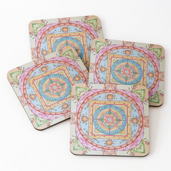 Item preview, Watercolor Mandala: Summer Waves designed and sold by Delphine HIBOU.