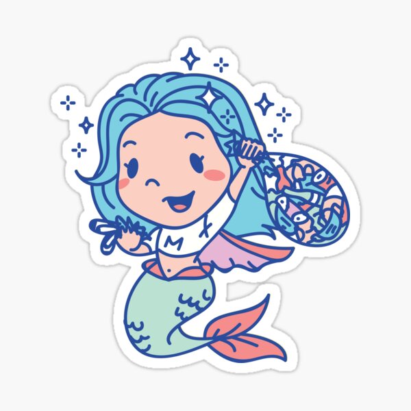Ocean Hero mermaid Sticker