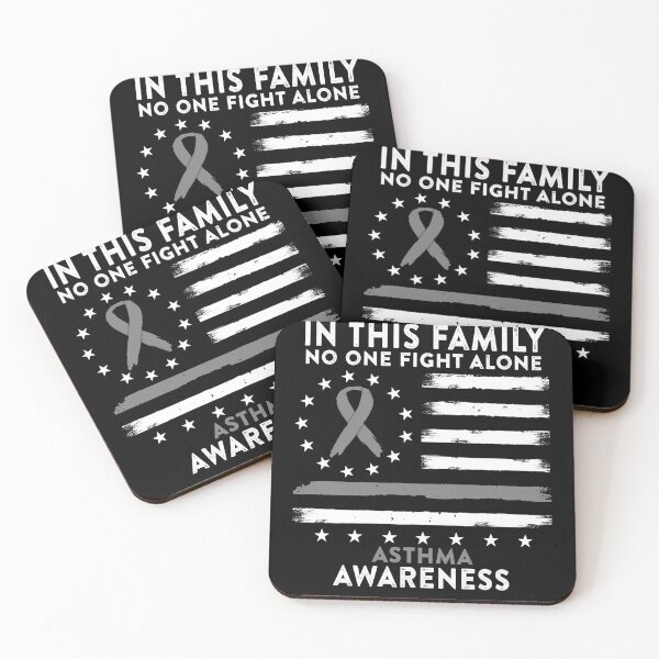 Item preview, In This Family No One Fights Asthma Alone American Betsy Ross Flag designed and sold by deputylove.