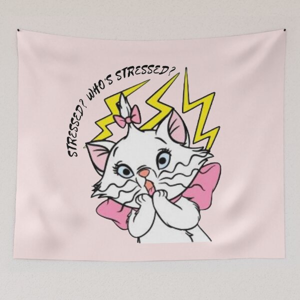 Item preview, Stressed Marie cute cat stressed out. Whos stressed designed and sold by soniaaseguin.