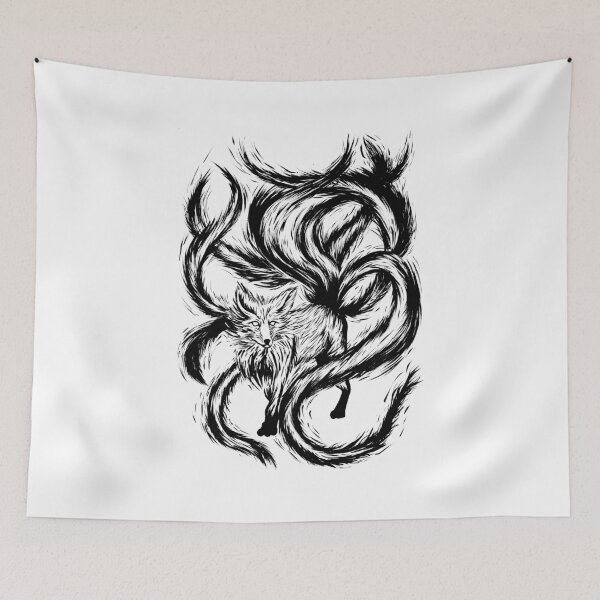 Item preview, Ink Nine-Tailed Fox designed and sold by Nymonyrya.