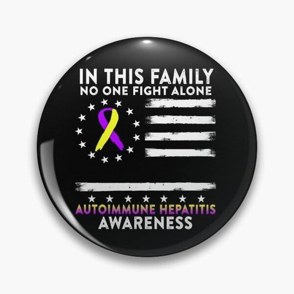 Item preview, In This Family No One Fights Autoimmune Hepatitis Alone American Betsy Ross Flag designed and sold by deputylove.