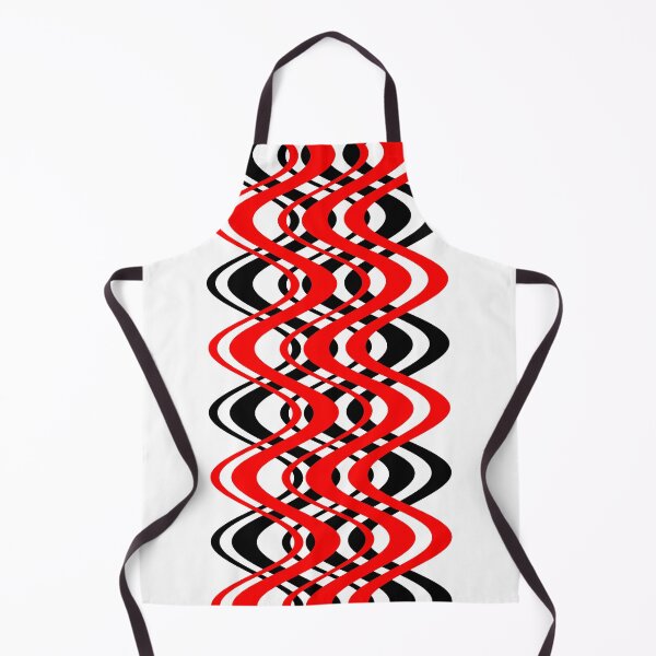 Item preview, WAVES PATTERN - OP-ART. RED, BLACK,WHITE designed and sold by 5hertz.