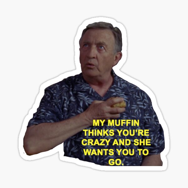 Dr. Kelso Scrubs Muffin Sticker