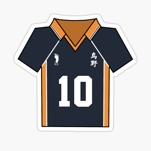"Volleyball Anime Jersey Uniform " Sticker for Sale by CuteRealCute