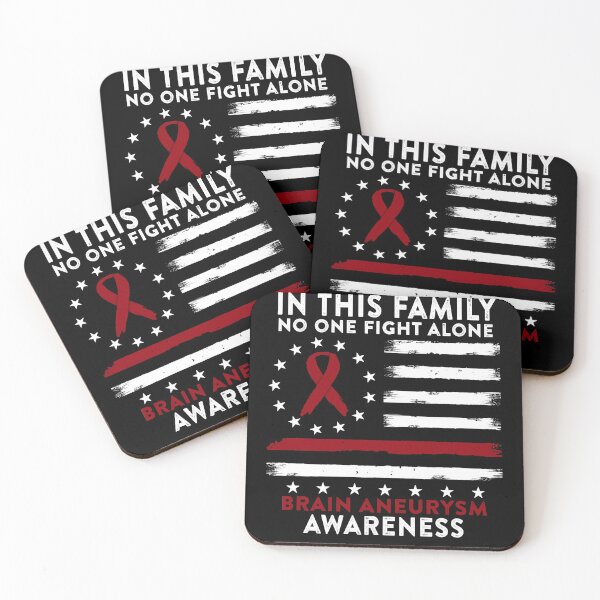 Item preview, In This Family No One Fights Brain Aneurysm Alone American Betsy Ross Flag designed and sold by deputylove.