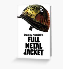 Stanley Kubrick's Full Metal Jacket Greeting Card