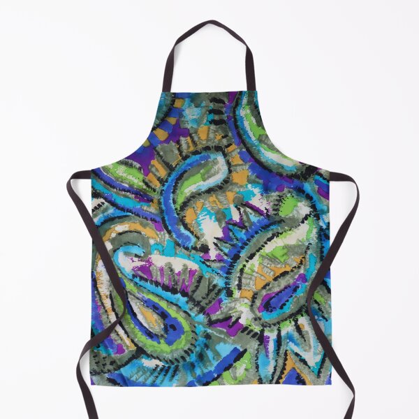 Item preview, Brushy abstract Paisley designed and sold by Leslie Rogers Todder.