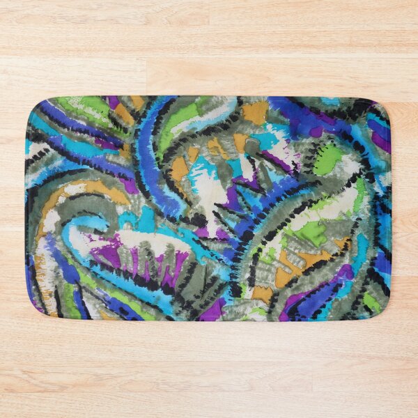 Item preview, Brushy abstract Paisley designed and sold by Leslie Rogers Todder.