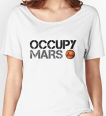 Occupy Mars - Weltraumplanet - SpaceX Loose Fit T-Shirt
