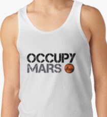 Occupy Mars - Space Planet - SpaceX Men's Tank Top