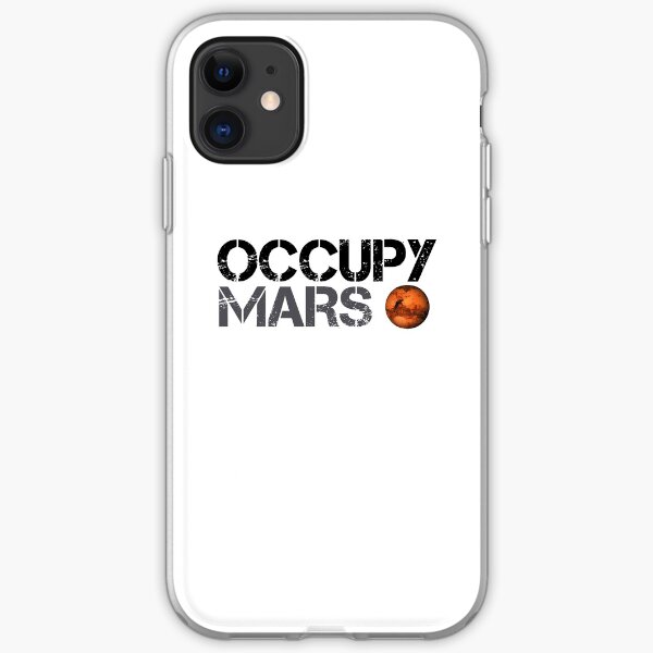 Occupy Mars - Space Planet - SpaceX iPhone Soft Case