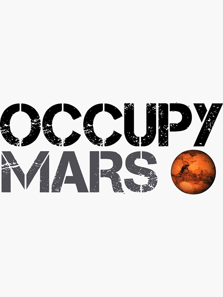 Occupy Mars - Space Planet - SpaceX by teedesiigner