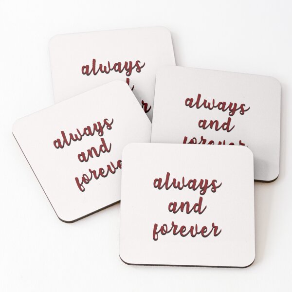 Item preview, always and forever (red version) designed and sold by vbsartwork.