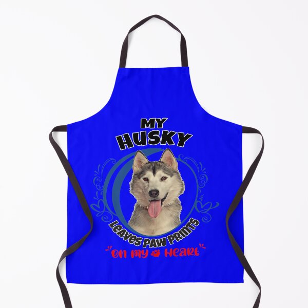 Item preview, Husky Dog Owner Paw Prints On My Heart Design designed and sold by fantasticdesign.