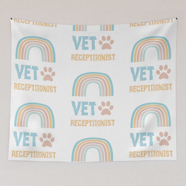 Item preview, Rainbow Vet Receptionist-Veterinary Receptionist designed and sold by MiloHarris.