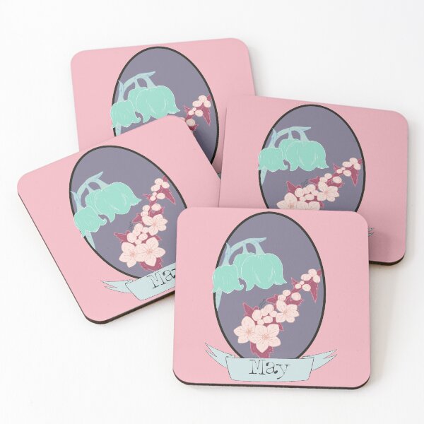 Item preview, May - Lily of the Valley and Hawthorne designed and sold by CalligraphyL.