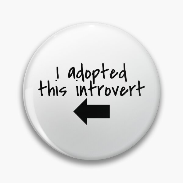 Item preview, I adopted this introvert matching designed and sold by introvertcafe.