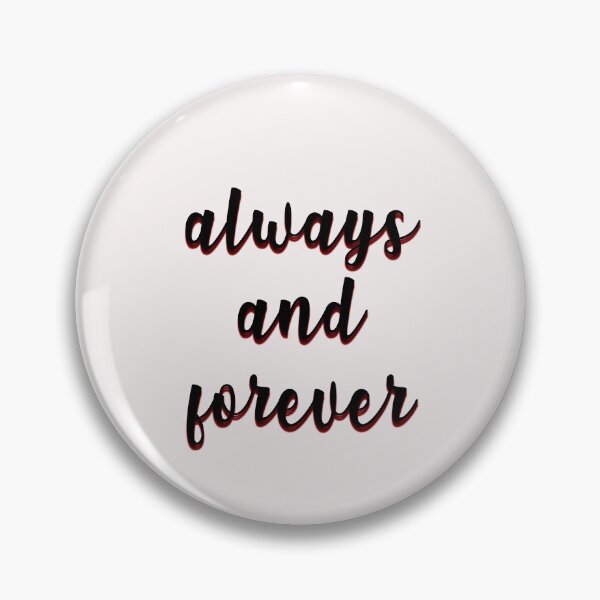 Item preview, always and forever (black version) designed and sold by vbsartwork.