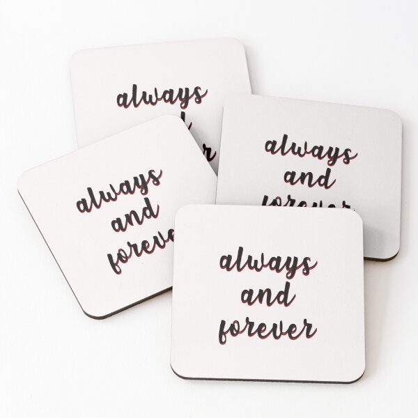 Item preview, always and forever (black version) designed and sold by vbsartwork.