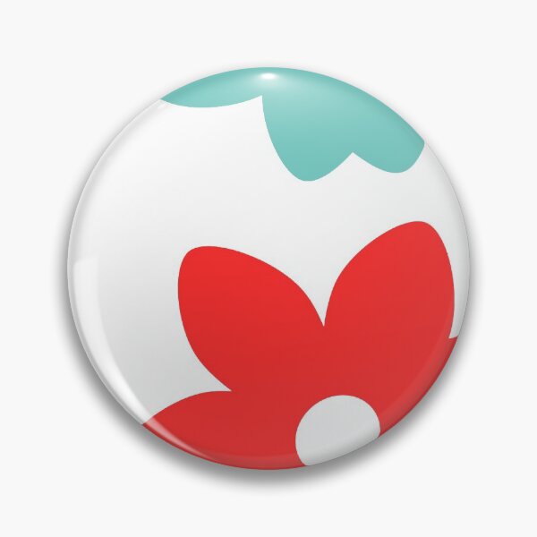 Item preview, Grow Where Planted Flowers 2- Aqua, Red and White designed and sold by MoneekDesigns.