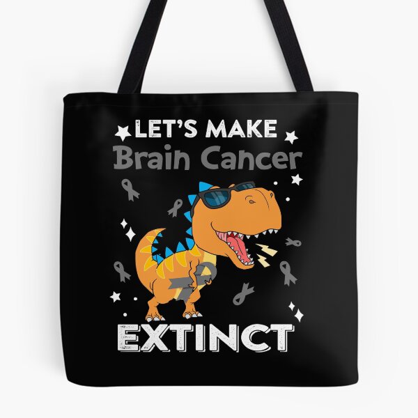 Item preview, Let's Make Brain Cancer Extinct Brain Cancer Warrior Gift designed and sold by Sabfit.