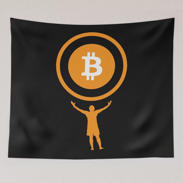 Item preview, Arms Wide Open to the Future.  Cryptocurrency Bitcoin Technology.  designed and sold by OliOuterBrands.