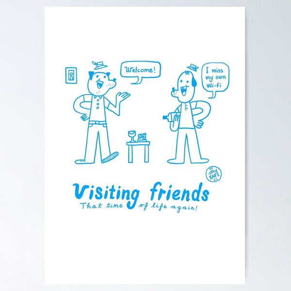 Visiting Friends Poster
