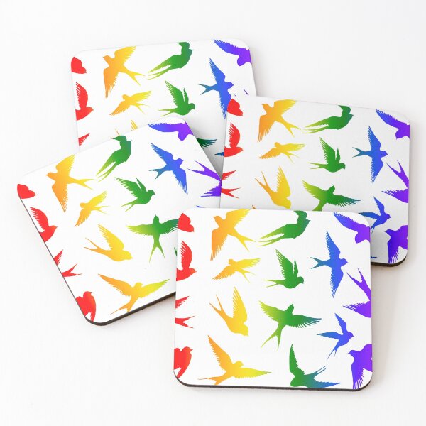 Item preview, Rainbow birds silhouette designed and sold by Ittele.