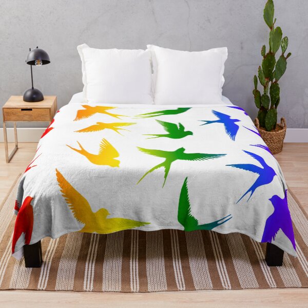 Item preview, Rainbow birds silhouette designed and sold by Ittele.