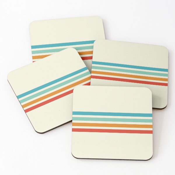 Item preview, Vintage Retro Summer Stripes designed and sold by ind3finite.