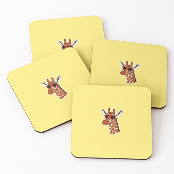 Item preview, Giraffe with Sunglasses designed and sold by ensdraws.