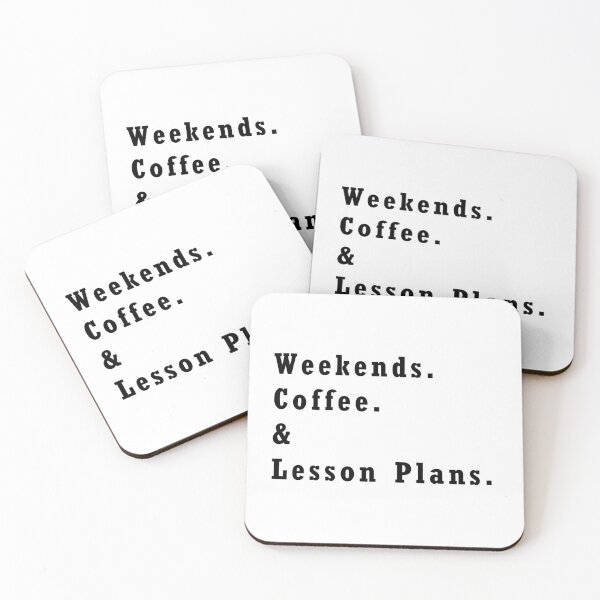Item preview, weekends coffee & Lesson Plans  , Funny teacher saying , gift for boyfriend, gift for girlfriend,  Gifts About Coffee,  designed and sold by joygift369.
