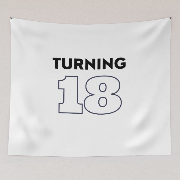 Item preview, Turning 18 18th Birthday 18 years old designed and sold by uranus-art.
