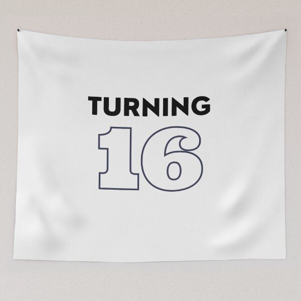 Item preview, Turning 16 16th Birthday 16 years old designed and sold by uranus-art.