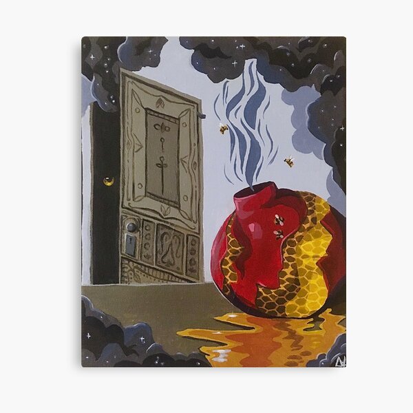 Pomegranate Door Canvas Print