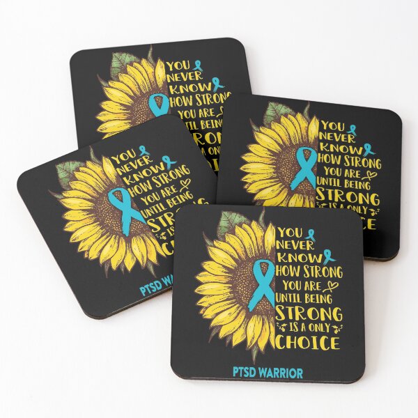 Item preview, PTSD Warrior You Never Know How Strong You Are Sunflower Lover Gifts designed and sold by radianen.