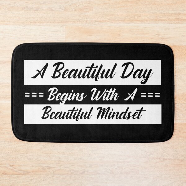 Item preview, A Beautiful day begins with a beautiful mindset designed and sold by HorizonDesignz.