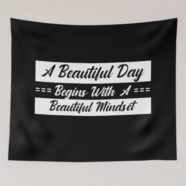 Item preview, A Beautiful day begins with a beautiful mindset designed and sold by HorizonDesignz.