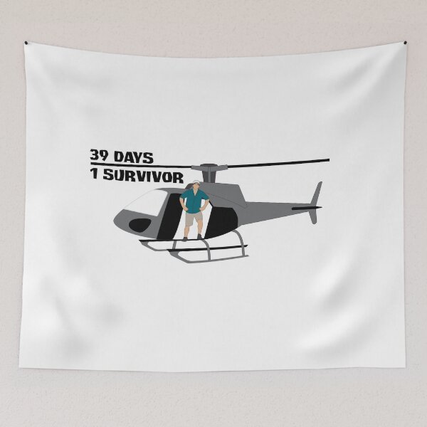 Item preview, Jeff Probst Helicopter Cartoon designed and sold by katietedesco.