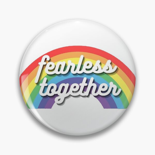 Item preview, Fearless together rainbow designed and sold by vooruitmariek.