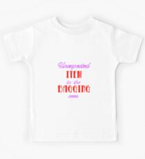 Unexpected Item in the Bagging Area! Kids Tee