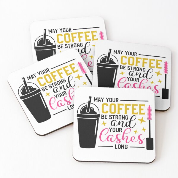 Item preview, Strong Coffee and Long Lashes designed and sold by StellaLily.