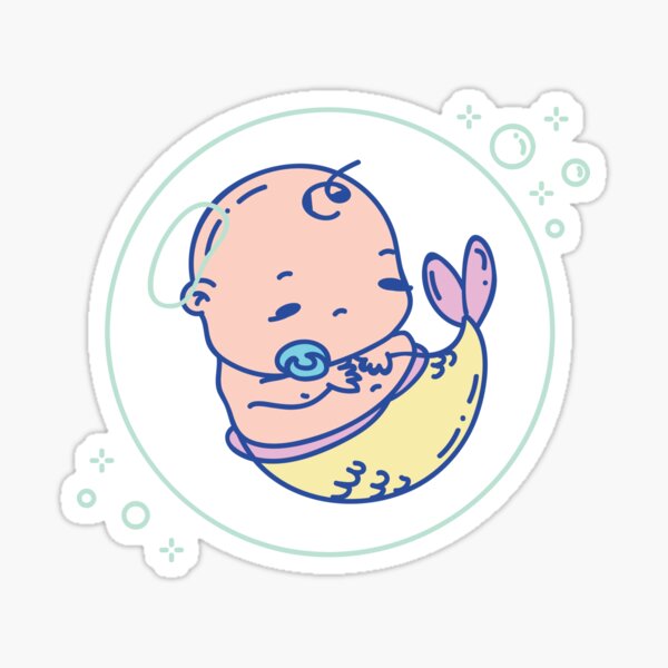New Safe Mermaid Sticker