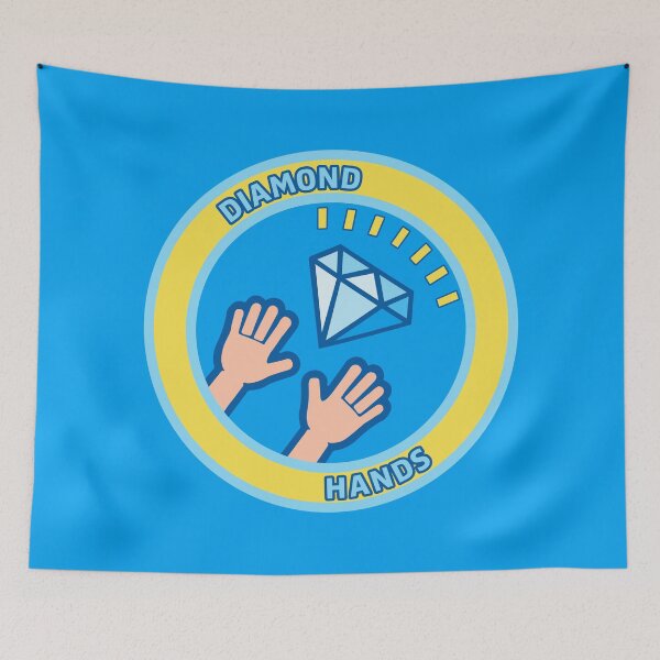 Item preview, Diamond Hands Gold Ring YOLO Tendies To The Moon !!! designed and sold by Sector18.